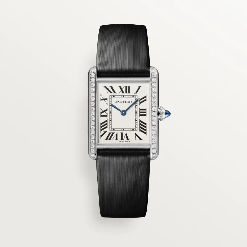 Cartier Tank Must Watch Diamond Large Model 33.7 mm W4TA0017 - United Luxury