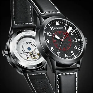 Men's Automatic Mechanical Watch – Business Watch with Analog Display