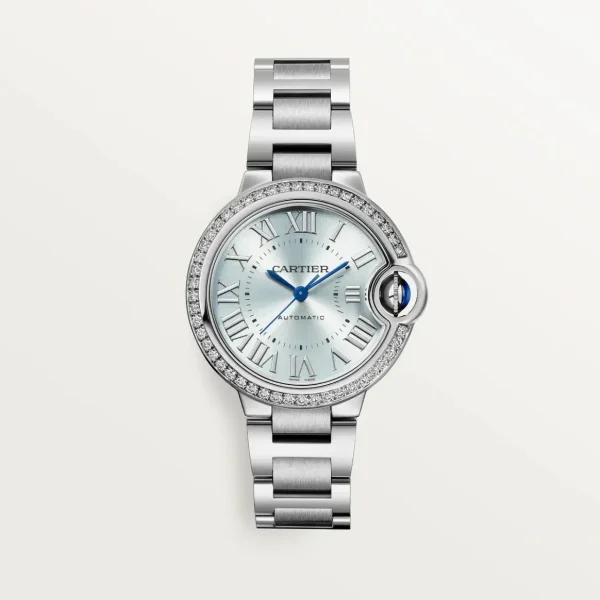 CARTIER Ballon Bleu BLEU Blue Diamond 33 mm W4BB0028 - United Luxury