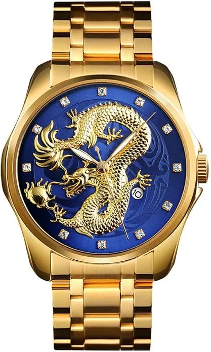 Men's Luxury Watch – Casual, Waterproof, Sporty Stainless Steel Watch