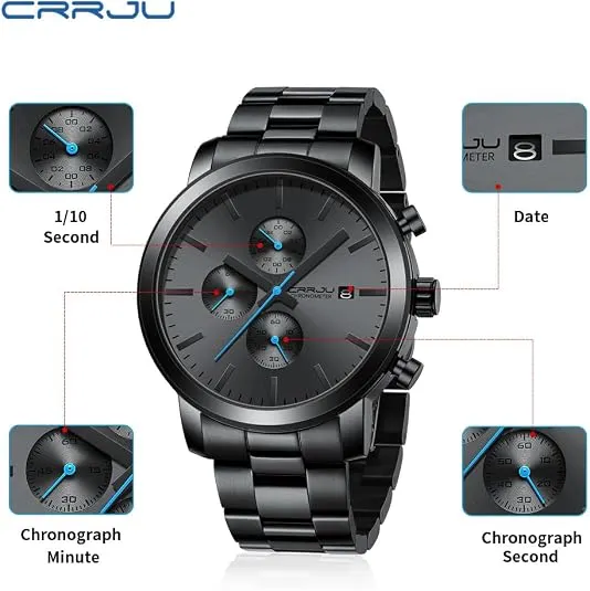 Men's Stylish Casual Watch – Luxury Waterproof Design, Powered by a Japanese Movement