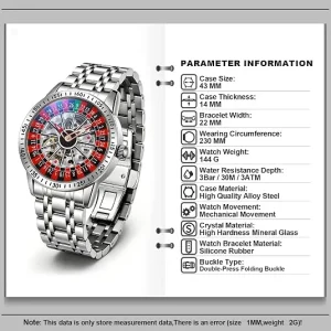 Stylish and playful dial watch, men's watch