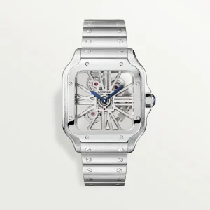 Cartier Santos Large Model Skeleton Watch WHSA0015 - United Luxury