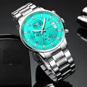 Men's Stylish Waterproof Stainless Steel Watch