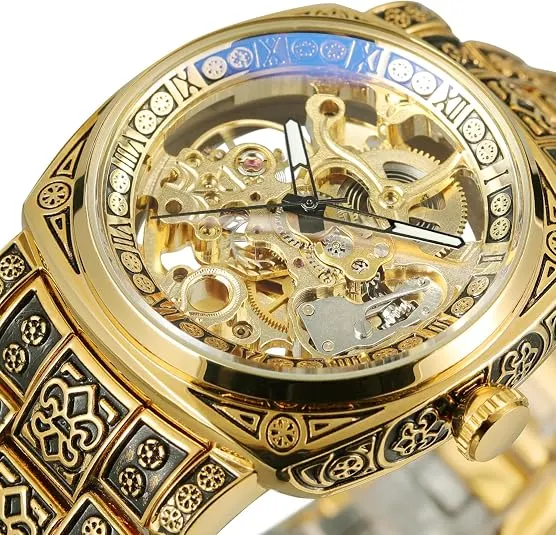 High-end vintage-style automatic mechanical watch