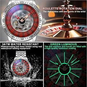 Stylish and playful dial watch, men's watch