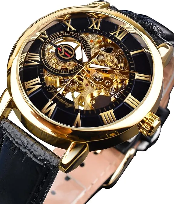 Men's Mechanical Watch – Minimalist Vintage Design