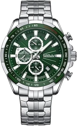 Men's Luxury Business Stainless Steel Waterproof Watch