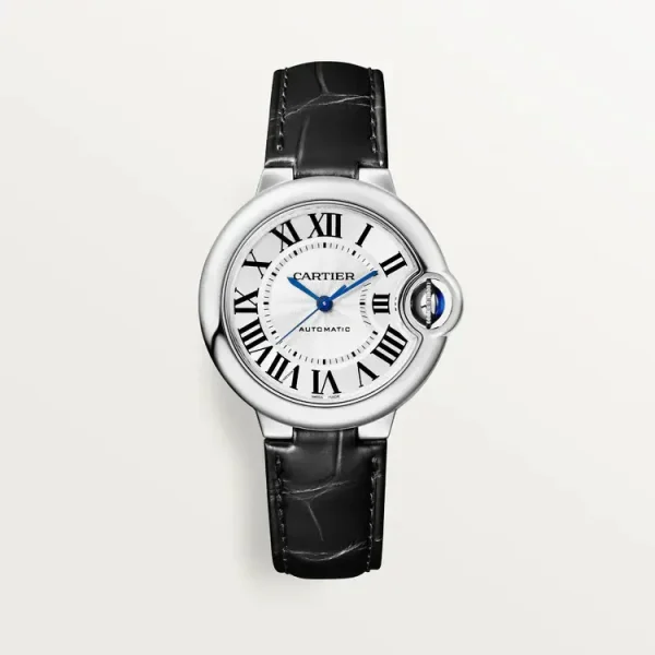 CARTIER Ballon Bleu BLEU Alligator Strap 33mm WSBB0030 - United Luxury