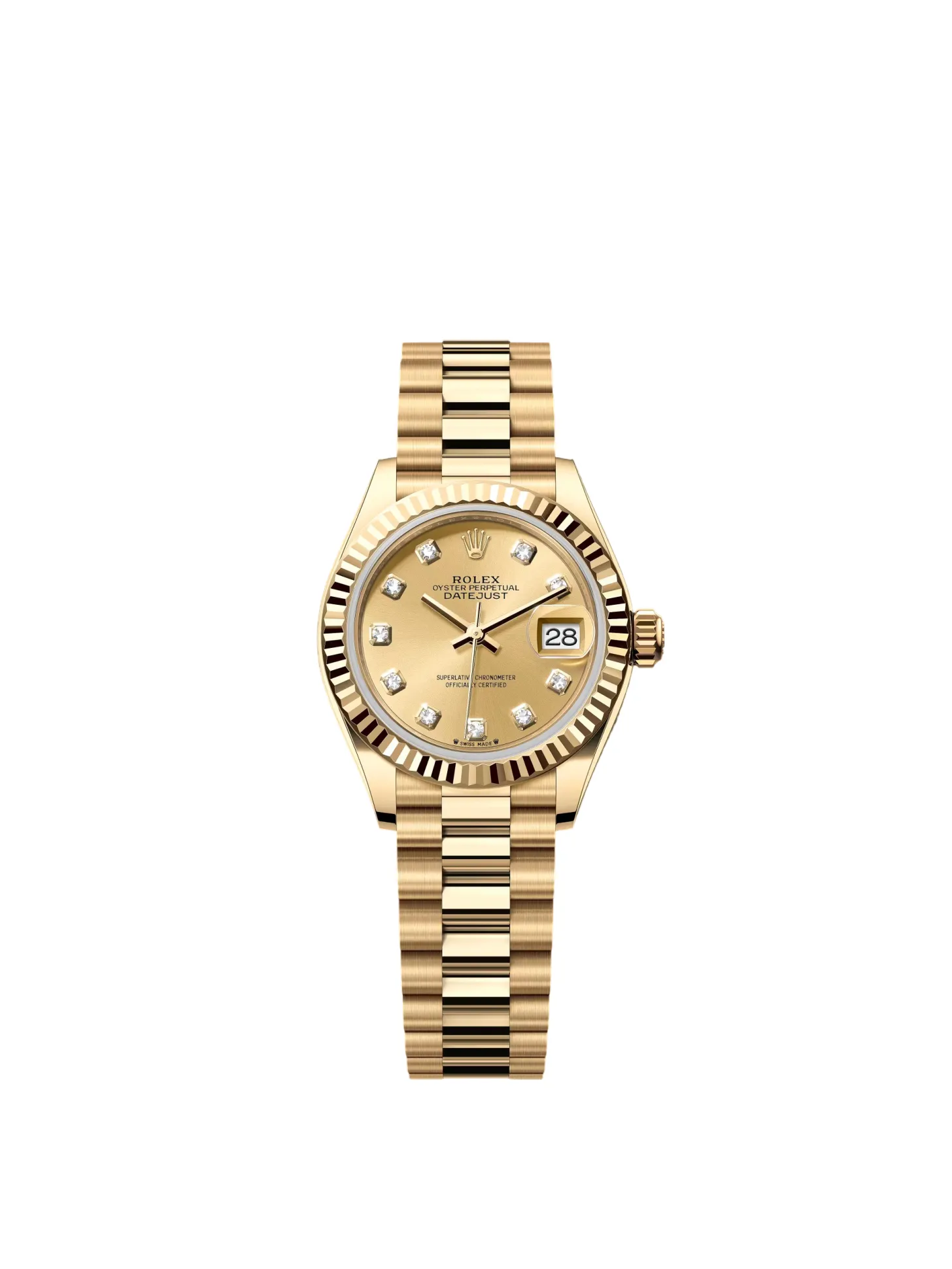 RLX Lady-Datejust 31mm 279178 Champagne Diamond Dial