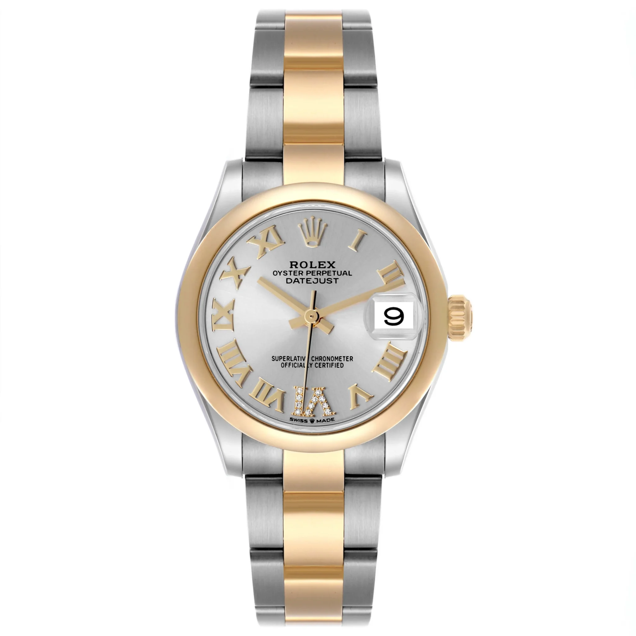 RLX Datejust m278243-0003/0004 31mm Silver Dial Yellow Rolesor Oyster Watch