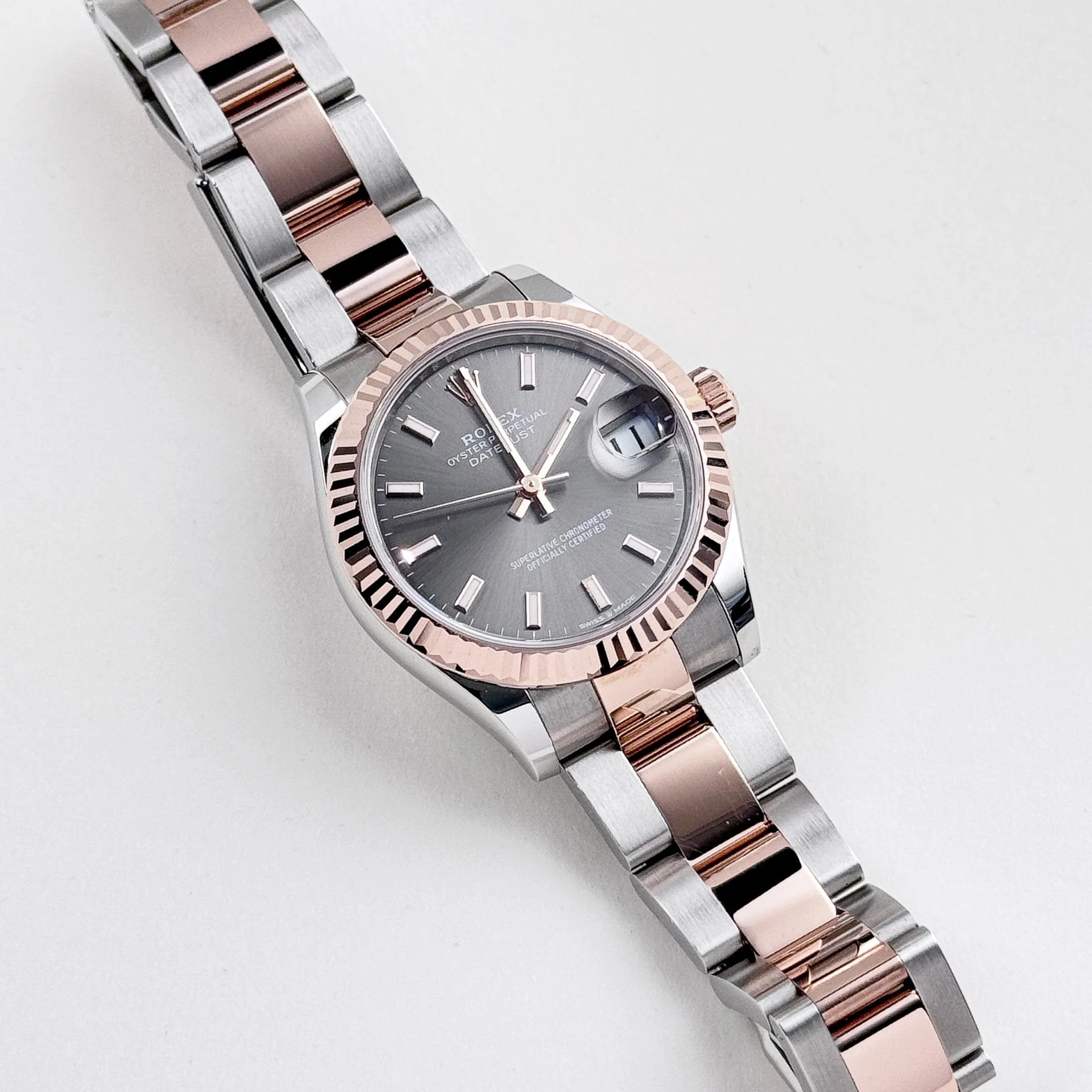 RLX Datejust 36mm 126201 Slate Dial Oyster Bracelet Watch