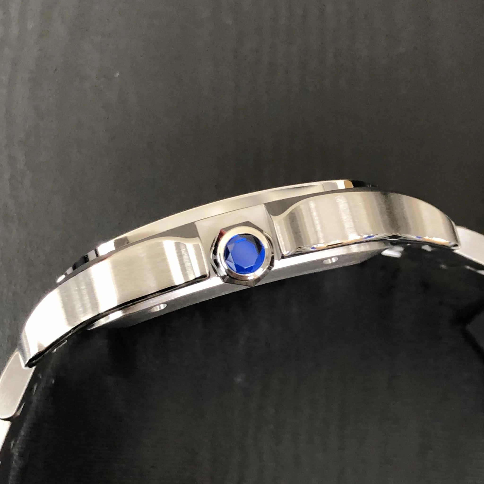 Cartier Santos Large Model Blue WSSA0030 - United Luxury