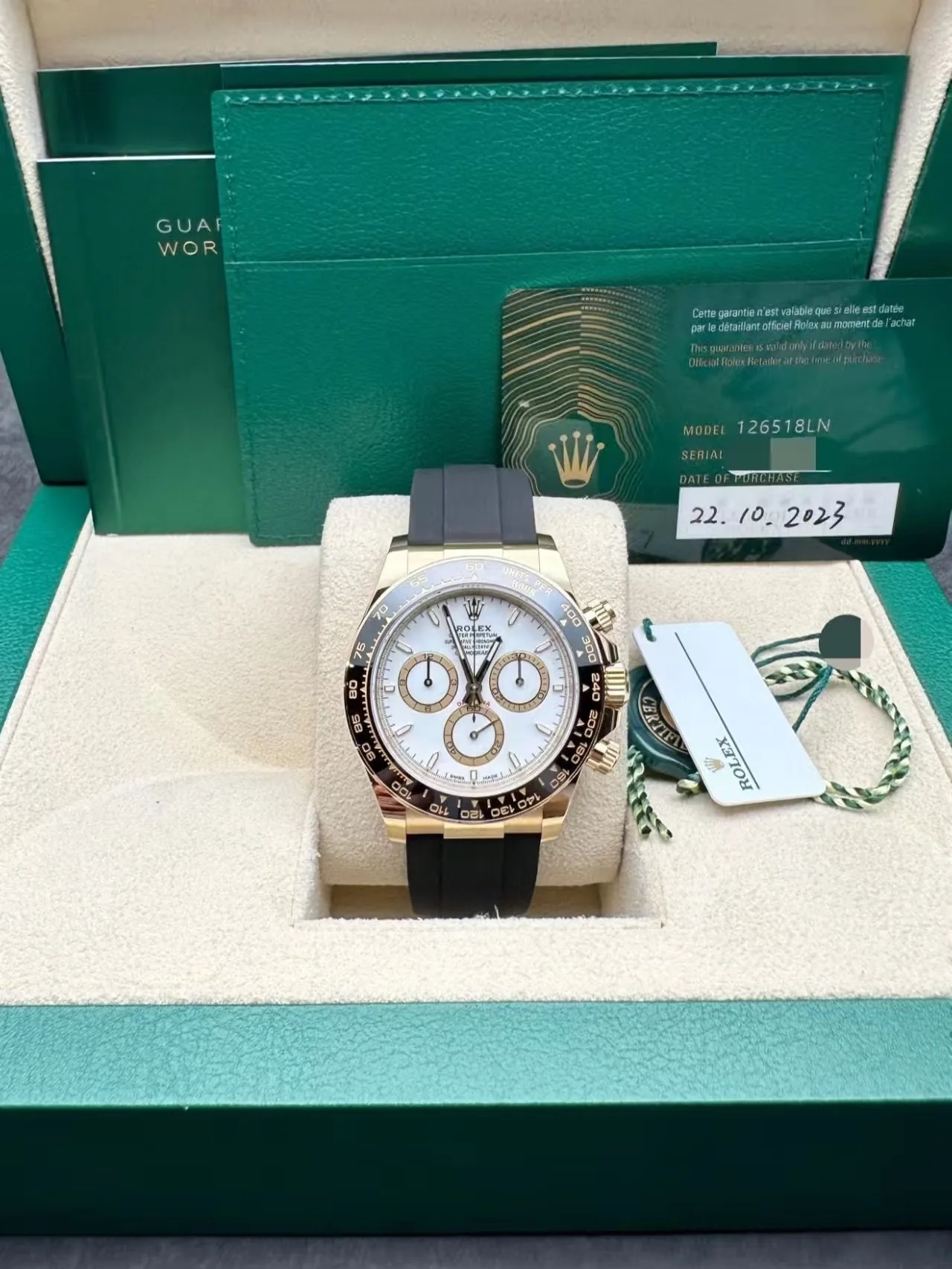 RLX Cosmograph Daytona m126518ln-0002 40mm