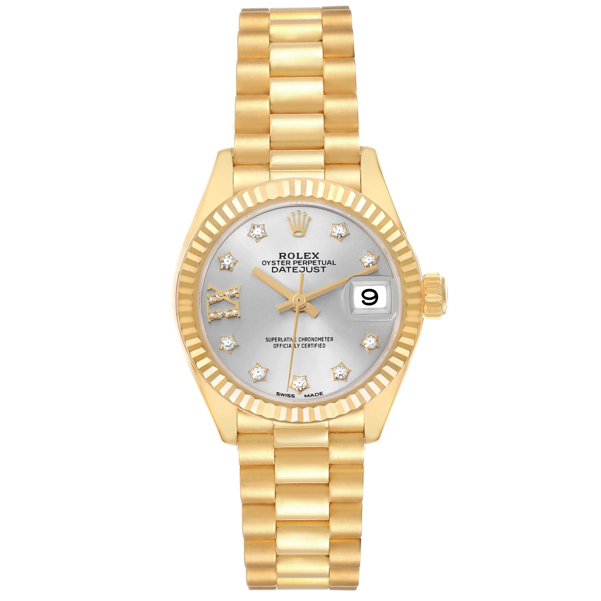 RLX Lady-Datejust 31mm 279178 Silver Diamond Dial