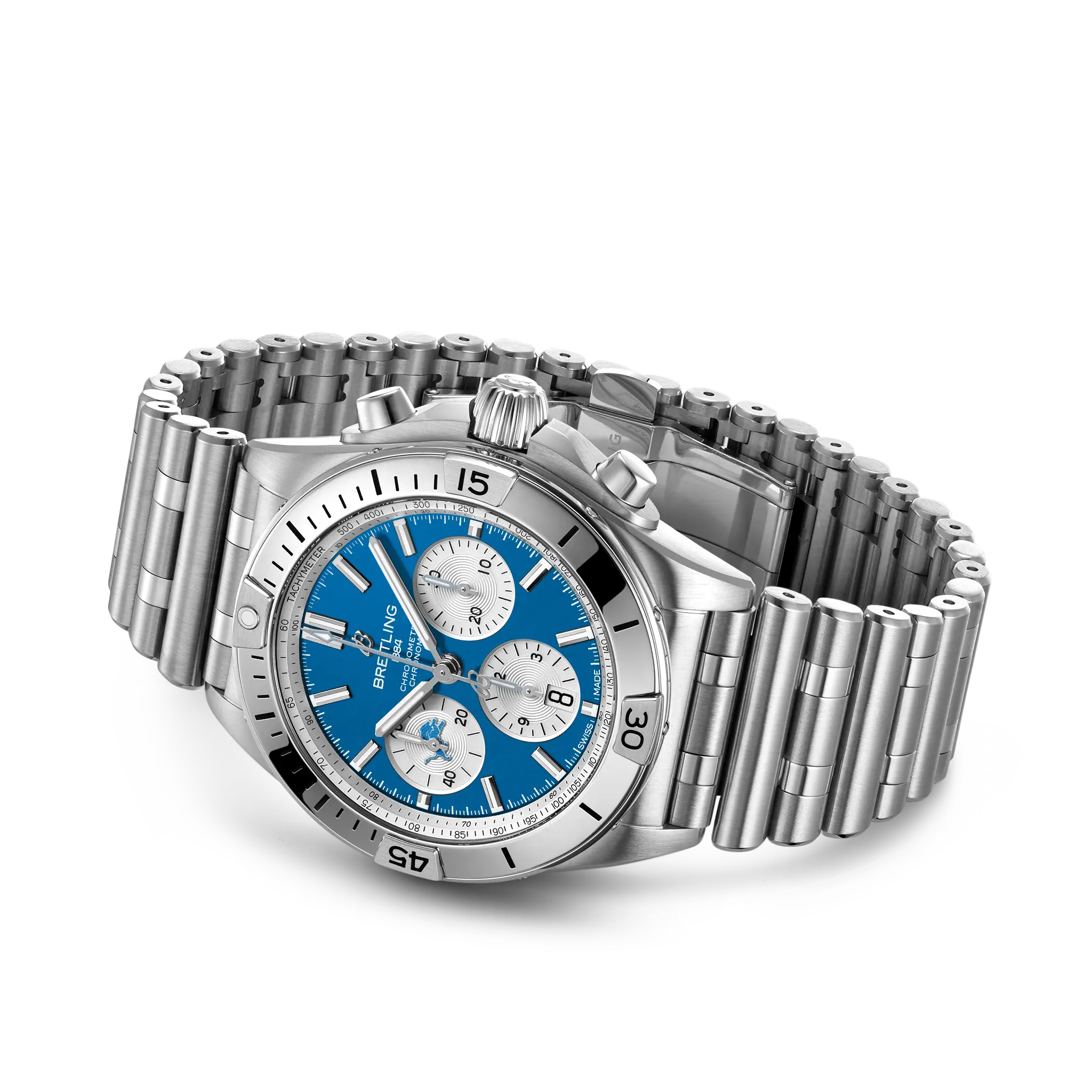 Breitling Chronomat B01 42 NFL Detroit Lions Edition AB01342B1CCA1